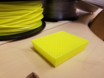 what I was left with after cancelling my print. I call it the honeycomb chunk. It is my new favorite paperweight.